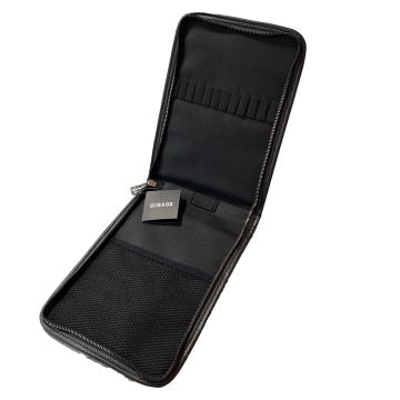 BBack Kalemlik ve Fırçalık Suni Deri Fermuarlı 20x26 cm Siyah