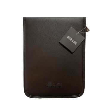 BBack Kalemlik ve Fırçalık Suni Deri Fermuarlı 20x26 cm Siyah