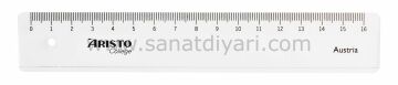 Aristo COLLEGE PLASTİK CETVEL 17 CM AR23017