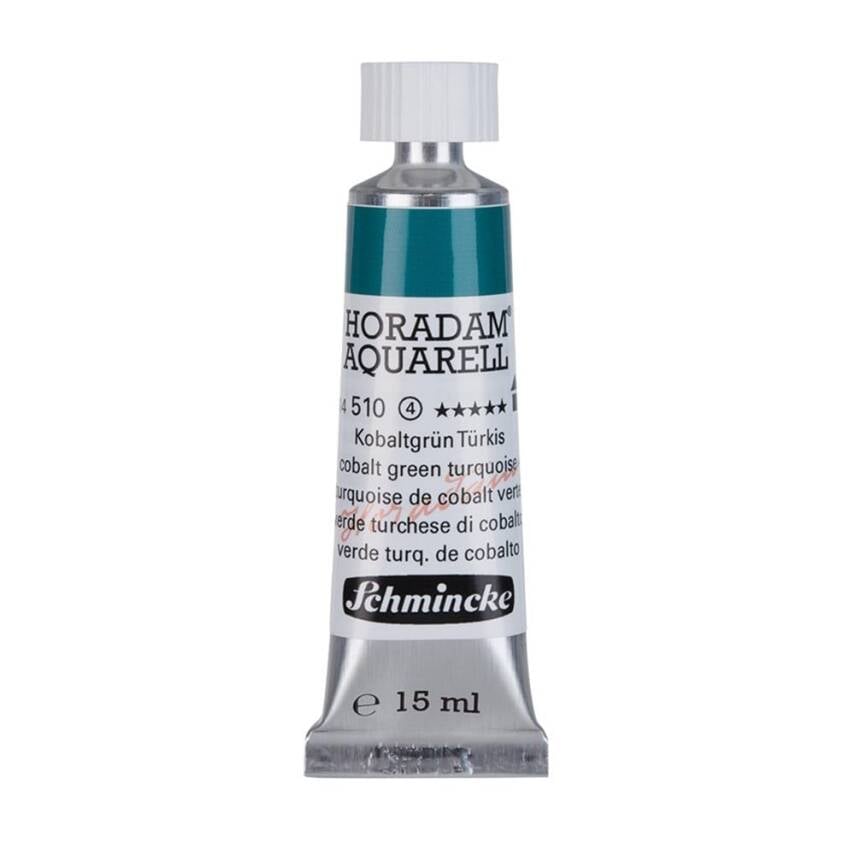 Schmincke Horadam Aquarell Artist Sulu Boya 15 ml Tüp Seri 4 510 Cobalt Green Turquoise