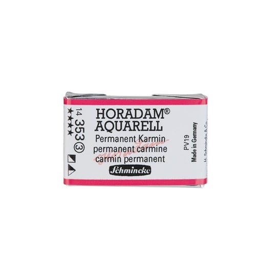 Schmincke Horadam Aquarell Artistik Sulu Boya Tam Tablet Seri 3 353 permanent carmine