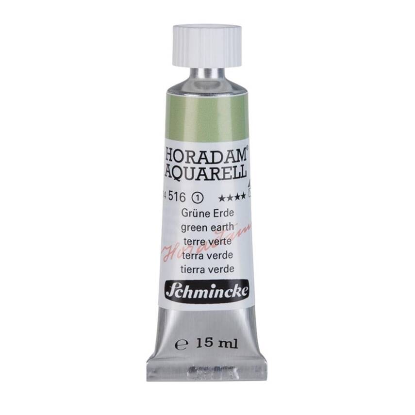 Schmincke Horadam Aquarell Artist Sulu Boya 15 ml Tüp Seri 1 516 Green Earth