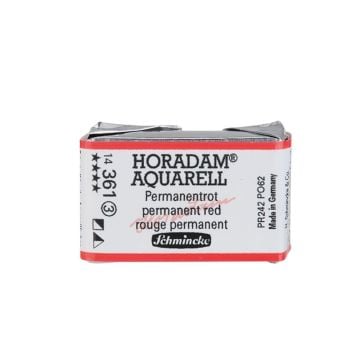 Schmincke Horadam Aquarell Artistik Sulu Boya Tam Tablet Seri 3 361 permanent red
