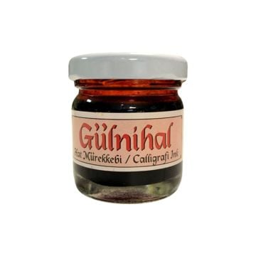 gülnihal hat mürekkebi miski amber 30 ml kırmızı