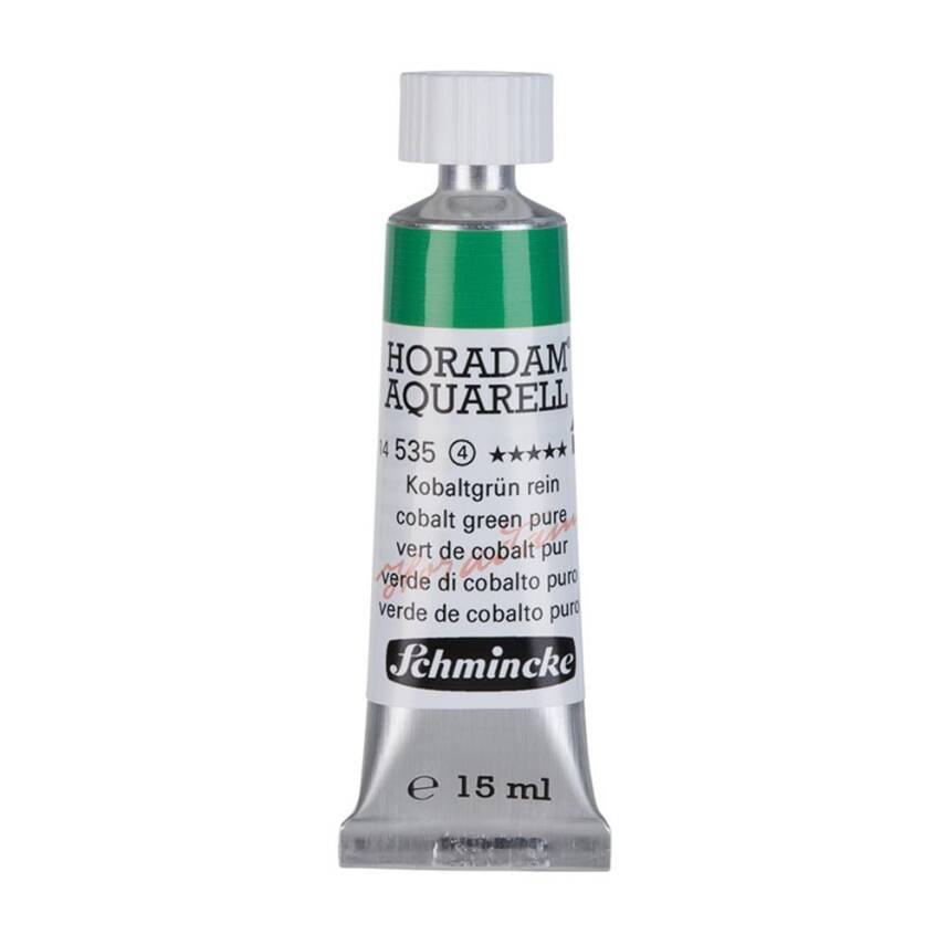 Schmincke Horadam Aquarell Artist Sulu Boya 15 ml Tüp Seri 4 535 Cobalt Green Pure