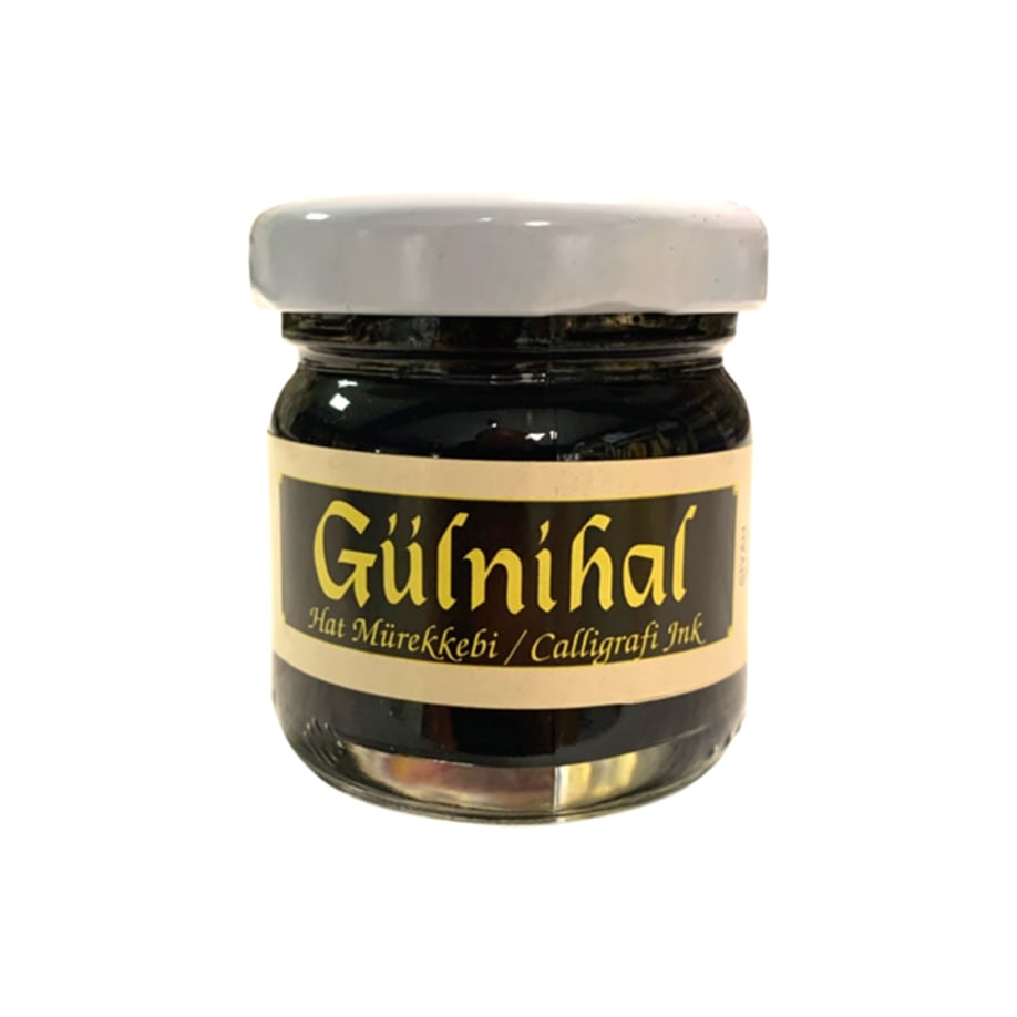 gülnihal hat mürekkebi miski amber 30 ml siyah