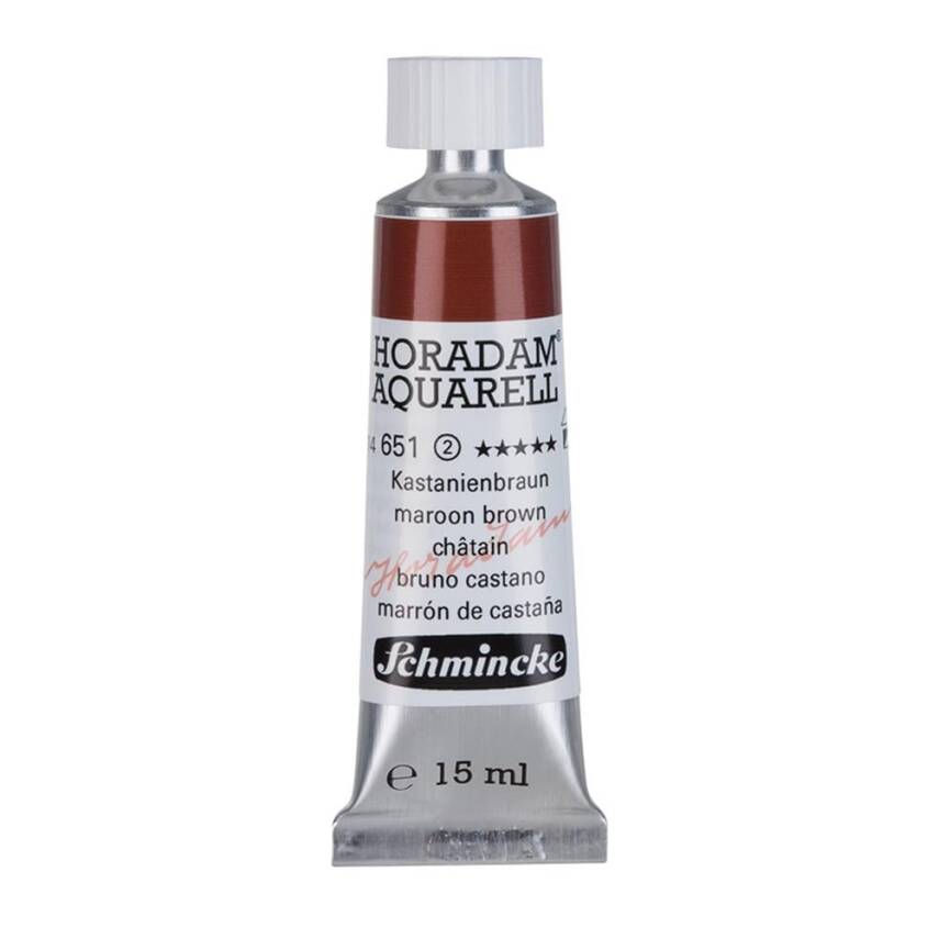 Schmincke Horadam Aquarell Artist Sulu Boya 15 ml Tüp Seri 2 651 Maroon Brown