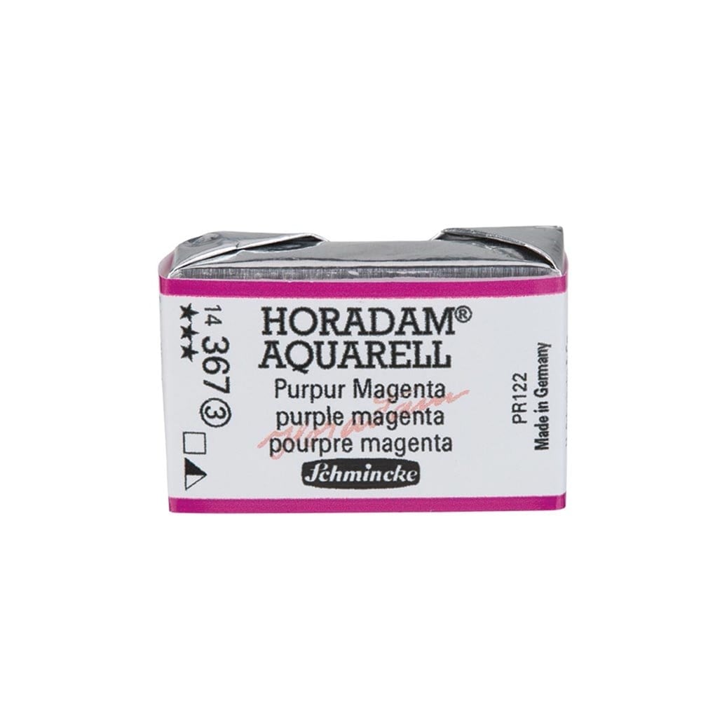 Schmincke Horadam Aquarell Artistik Sulu Boya Tam Tablet Seri 3 367 purple magenta