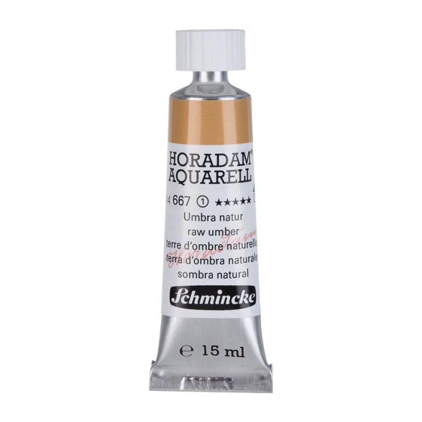 Schmincke Horadam Aquarell Artist Sulu Boya 15 ml Tüp Seri 1 667 Raw Umber