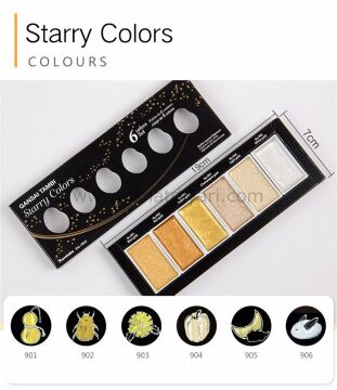 Zig Ganasi Tambi Sulu Boya Pigment Starry Colour 6 lı MC20SC