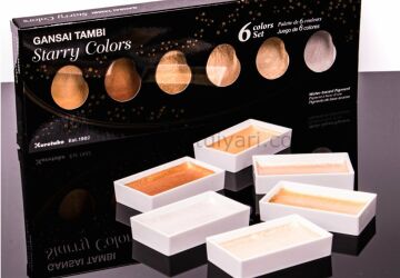 Zig Ganasi Tambi Sulu Boya Pigment Starry Colour 6 lı MC20SC