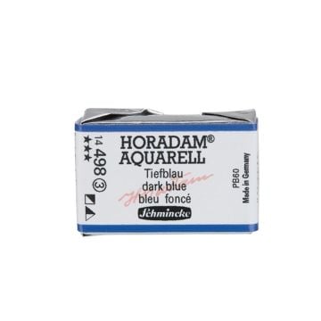 Schmincke Horadam Aquarell Artistik Sulu Boya Tam Tablet Seri 3 498 dark blue