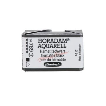 Schmincke Horadam Aquarell Artistik Sulu Boya Tam Tablet Seri 3 789 hematite black