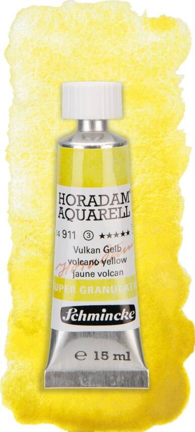 Schmincke Horadam Aquarell Super Granulation Sulu Boya 15 ml Tüp Seri 3 911 Volcano Yellow