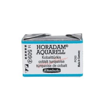 Schmincke Horadam Aquarell Artistik Sulu Boya Tam Tablet Seri 4 509 cobalt turquoise