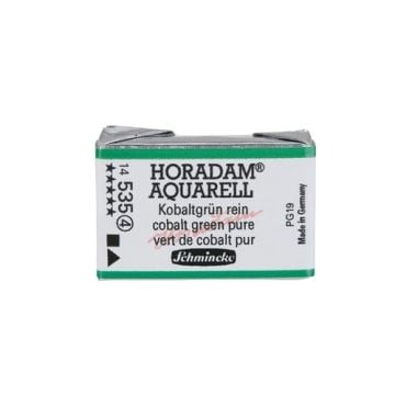Schmincke Horadam Aquarell Artistik Sulu Boya Tam Tablet Seri 4 535 cobalt green pure