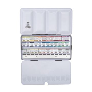 Schmincke Horadam Aquarell 36'lı Yarım Tablet Metal Set Sulu Boya 74436