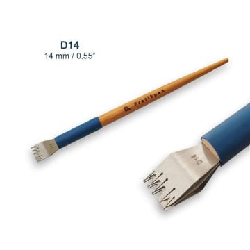 Pratik Pen Klasik D Desenli Kaligrafi Metal Uçlu Kalem No:14