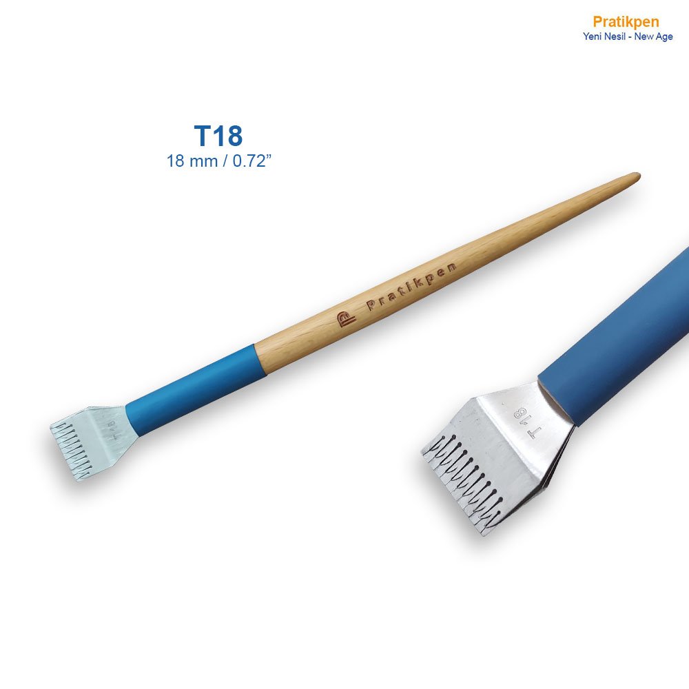 Pratik Pen Klasik T Düz Kaligrafi Metal Uçlu Kalem No:18