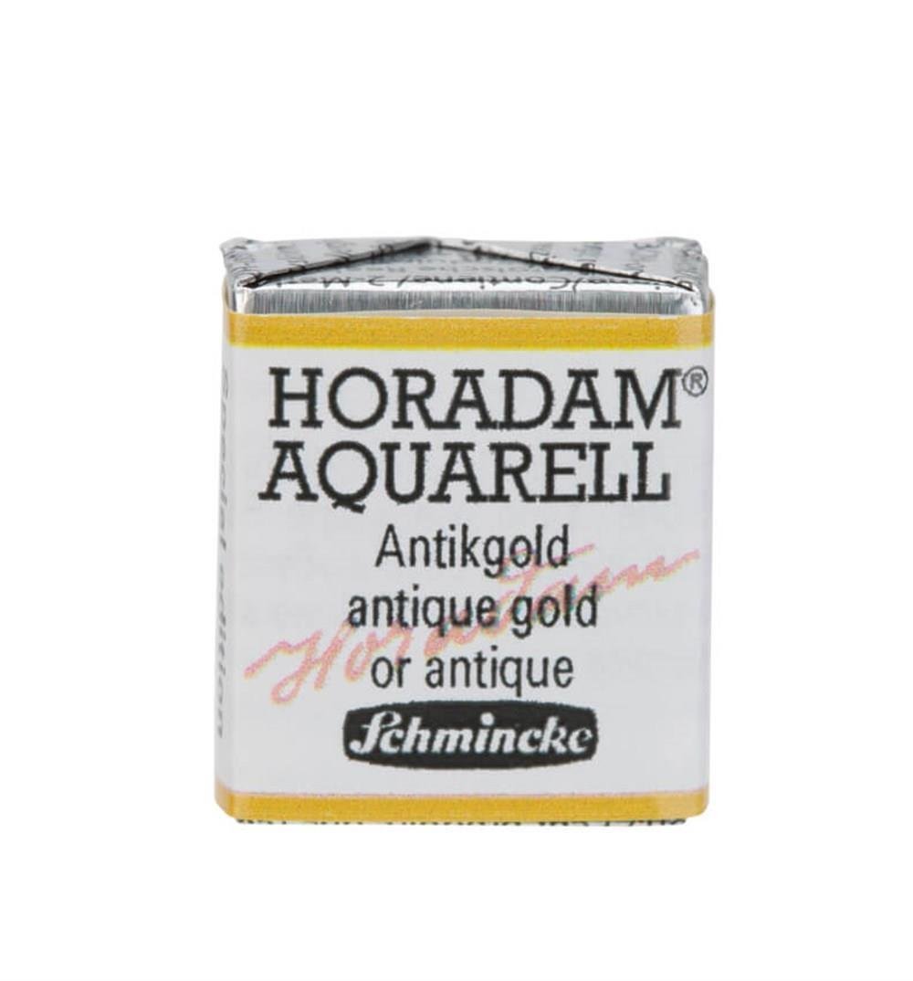 Schmincke Horadam Aquarell Artistik Sulu Boya Yarım Tablet Special Edition 898 antique gold