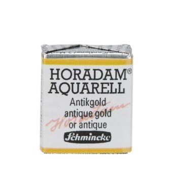 Schmincke Horadam Aquarell Artistik Sulu Boya Yarım Tablet Special Edition 898 antique gold