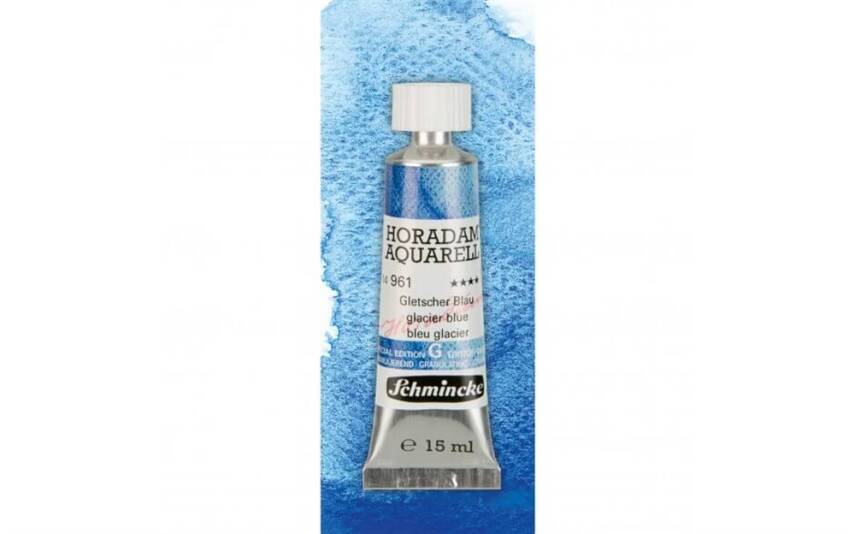 Schmincke Horadam Aquarell Super Granulation Sulu Boya 15 ml Tüp Seri 3 961 Glacier Blue