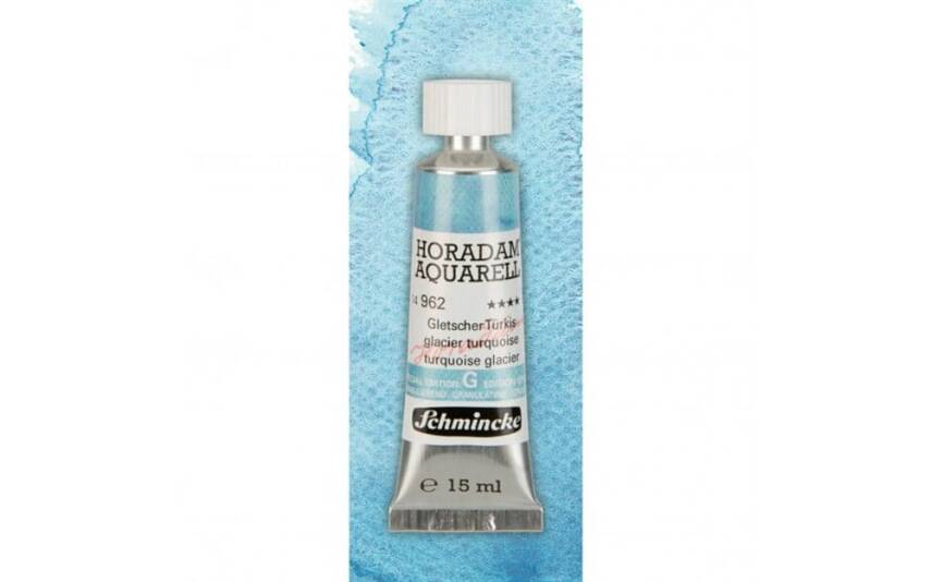 Schmincke Horadam Aquarell Super Granulation Sulu Boya 15 ml Tüp Seri 3 962 Glacier Turquoise
