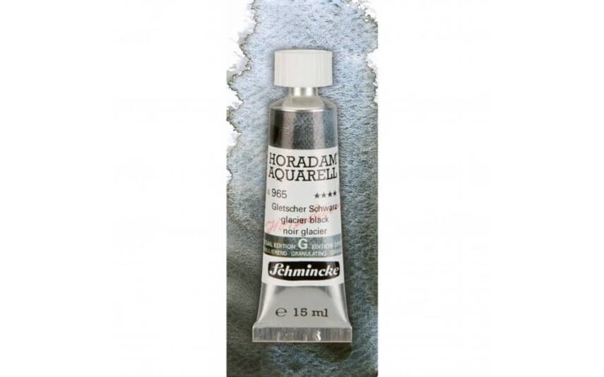 Schmincke Horadam Aquarell Super Granulation Sulu Boya 15 ml Tüp Seri 3 965 Glacier Black