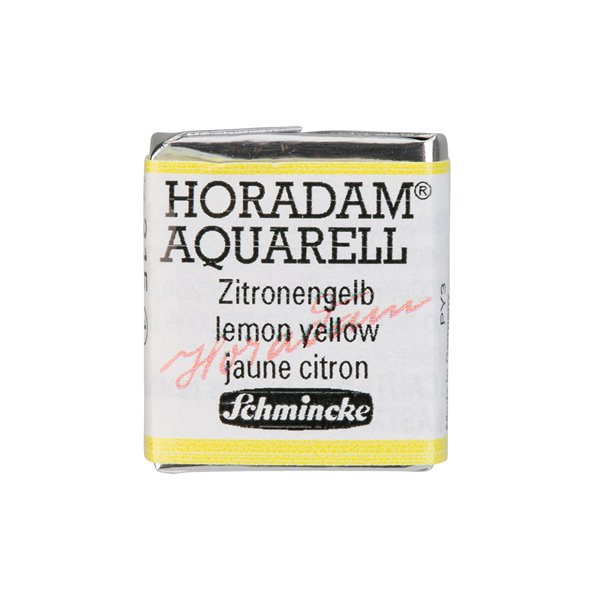 Schmincke Horadam Aquarell Artistik Sulu Boya Yarım Tablet Seri 1 215 lemon yellow