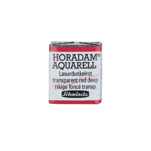 Schmincke Horadam Aquarell Artistik Sulu Boya Yarım Tablet Seri 1 355 transparent red deep