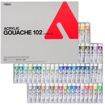 Holbein Akrilik Guaj Boya 20 ml - 102 Renk Set