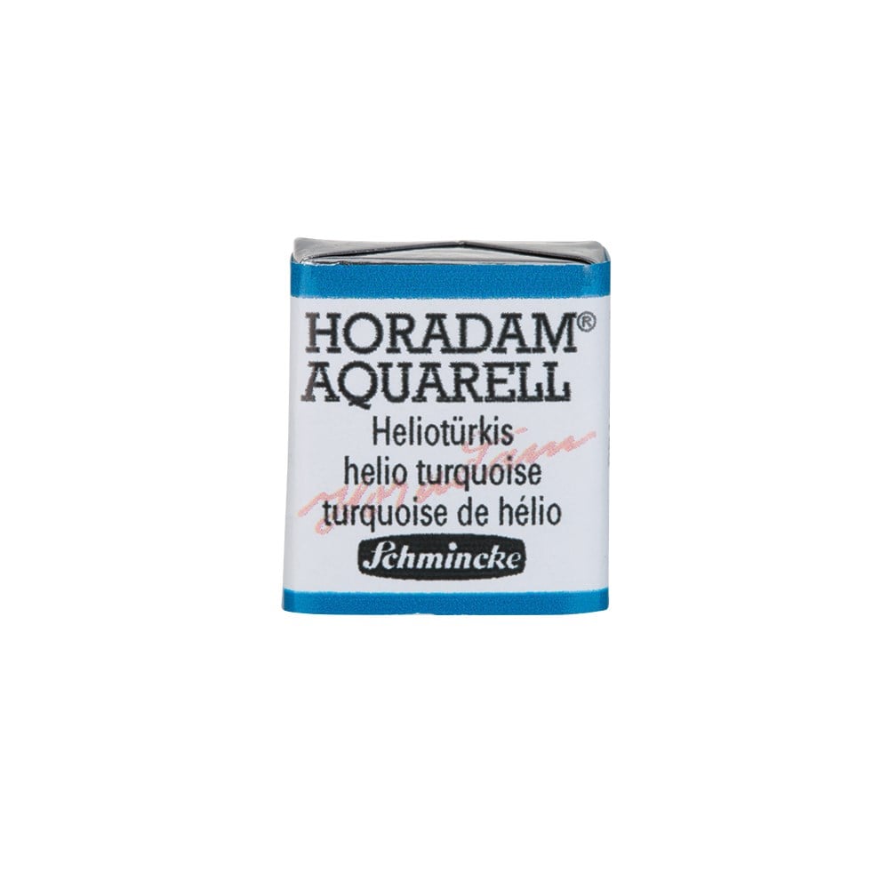 Schmincke Horadam Aquarell Artistik Sulu Boya Yarım Tablet Seri 1 475 helio turquoise