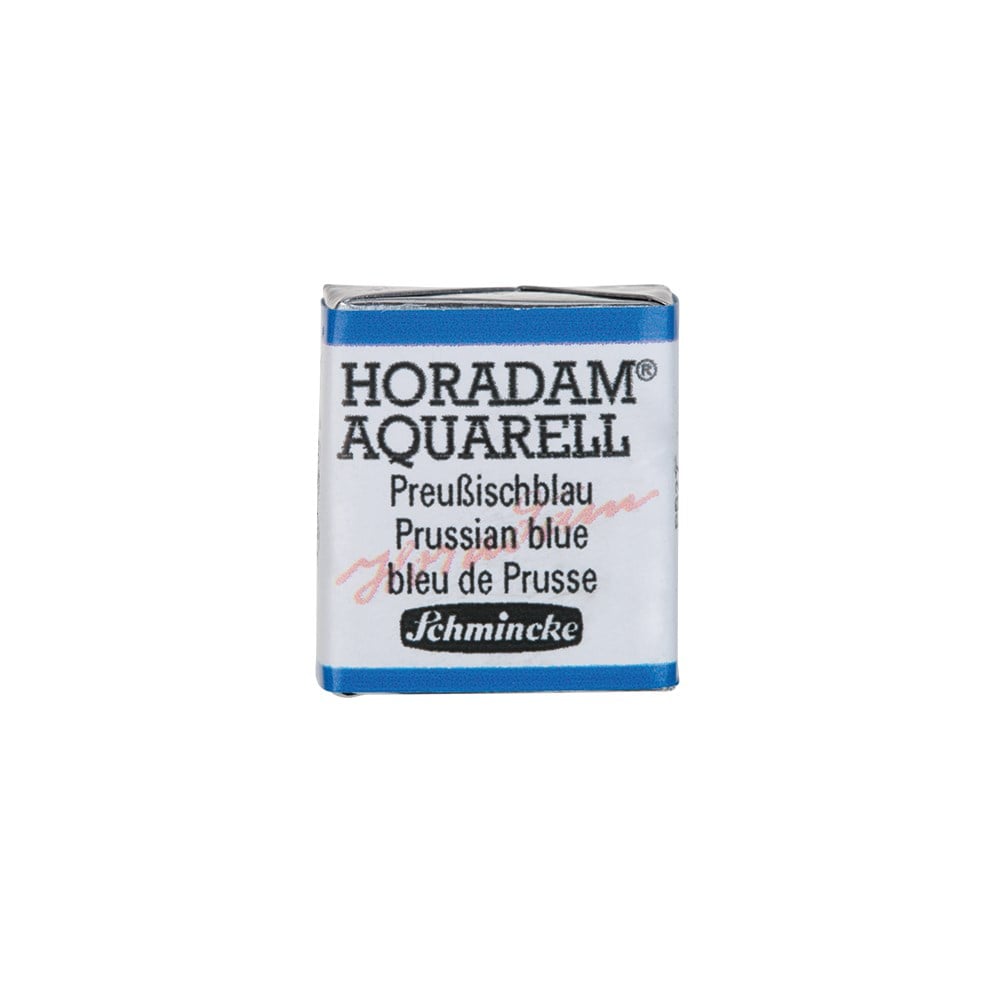 Schmincke Horadam Aquarell Artistik Sulu Boya Yarım Tablet Seri 1 492 prussian blue
