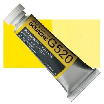 Holbein Guaj Boya 15 ml G520 Permanent Yellow