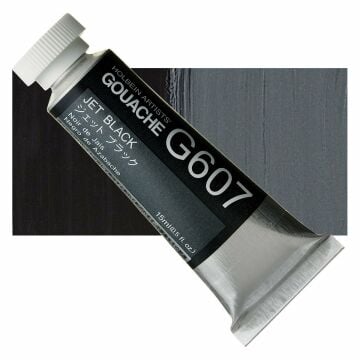 Holbein Guaj Boya 15 ml G607 Jet Black