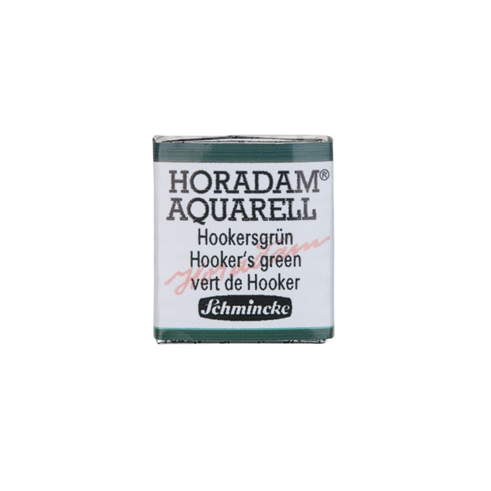 Schmincke Horadam Aquarell Artistik Sulu Boya Yarım Tablet Seri 1 521 hookers green