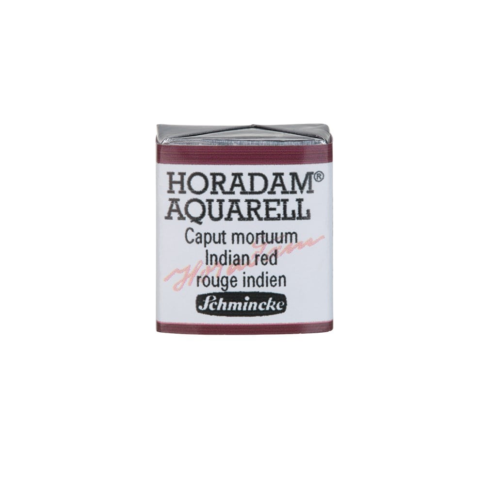 Schmincke Horadam Aquarell Artistik Sulu Boya Yarım Tablet Seri 1 645 indian red
