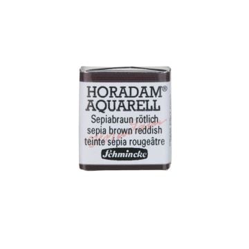 Schmincke Horadam Aquarell Artistik Sulu Boya Yarım Tablet Seri 1 662 sepia brown reddish