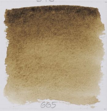 Schmincke Horadam Aquarell Artistik Sulu Boya Yarım Tablet Seri 1 665 green umber