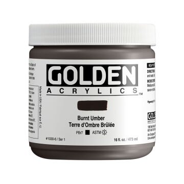 Golden Akrilik HB BURNT UMBER 473 ML
