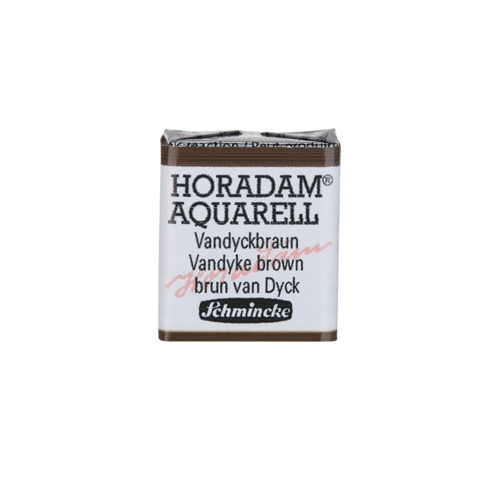 Schmincke Horadam Aquarell Artistik Sulu Boya Yarım Tablet Seri 1 669 vandyke brown