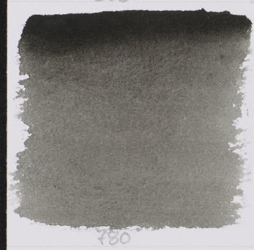 Schmincke Horadam Aquarell Artistik Sulu Boya Yarım Tablet Seri 1 780 ivory black