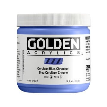 Golden Akrilik HB CERUl.BLUE CHROM. 473 ML