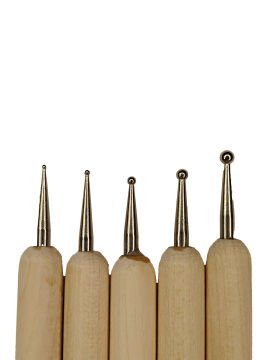 Eu - Vera Sanat İğne Perdah Seti / Folyo Kabartma Kalem Seti 5'Li