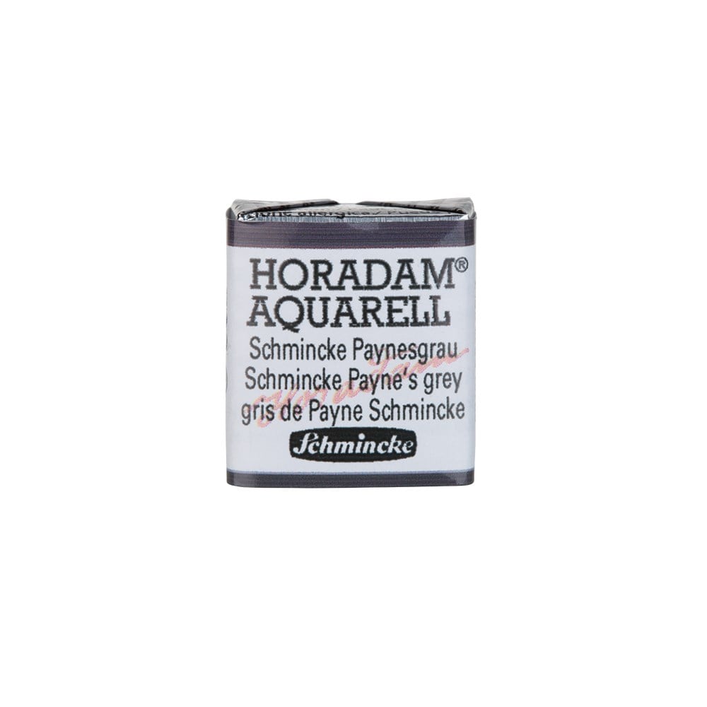 Schmincke Horadam Aquarell Artistik Sulu Boya Yarım Tablet Seri 1 783 schmincke paynes grey