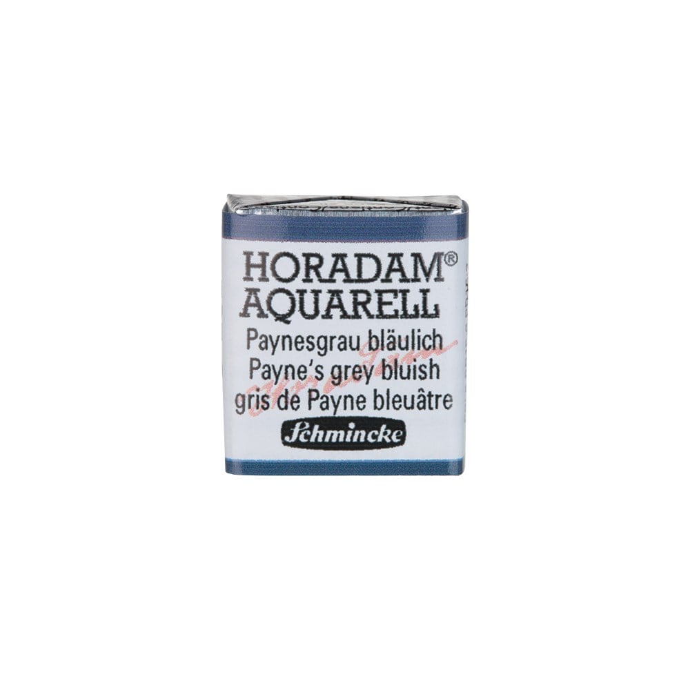 Schmincke Horadam Aquarell Artistik Sulu Boya Yarım Tablet Seri 1 787 paynes grey bluish