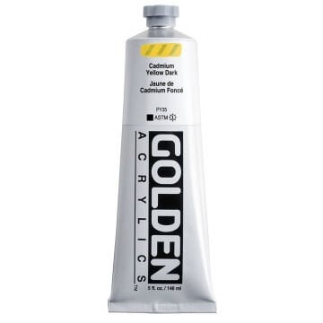 Golden Akrilik HB CADMIUM YELLOW DARK 148 ML