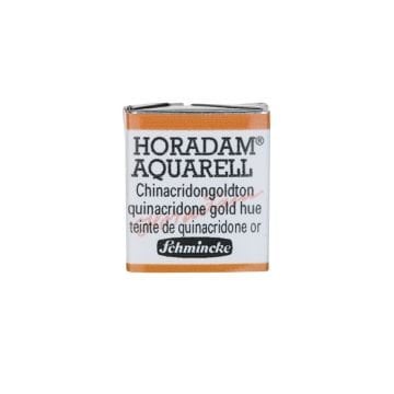 Schmincke Horadam Aquarell Artistik Sulu Boya Yarım Tablet Seri 2 217 quinacridone gold hue