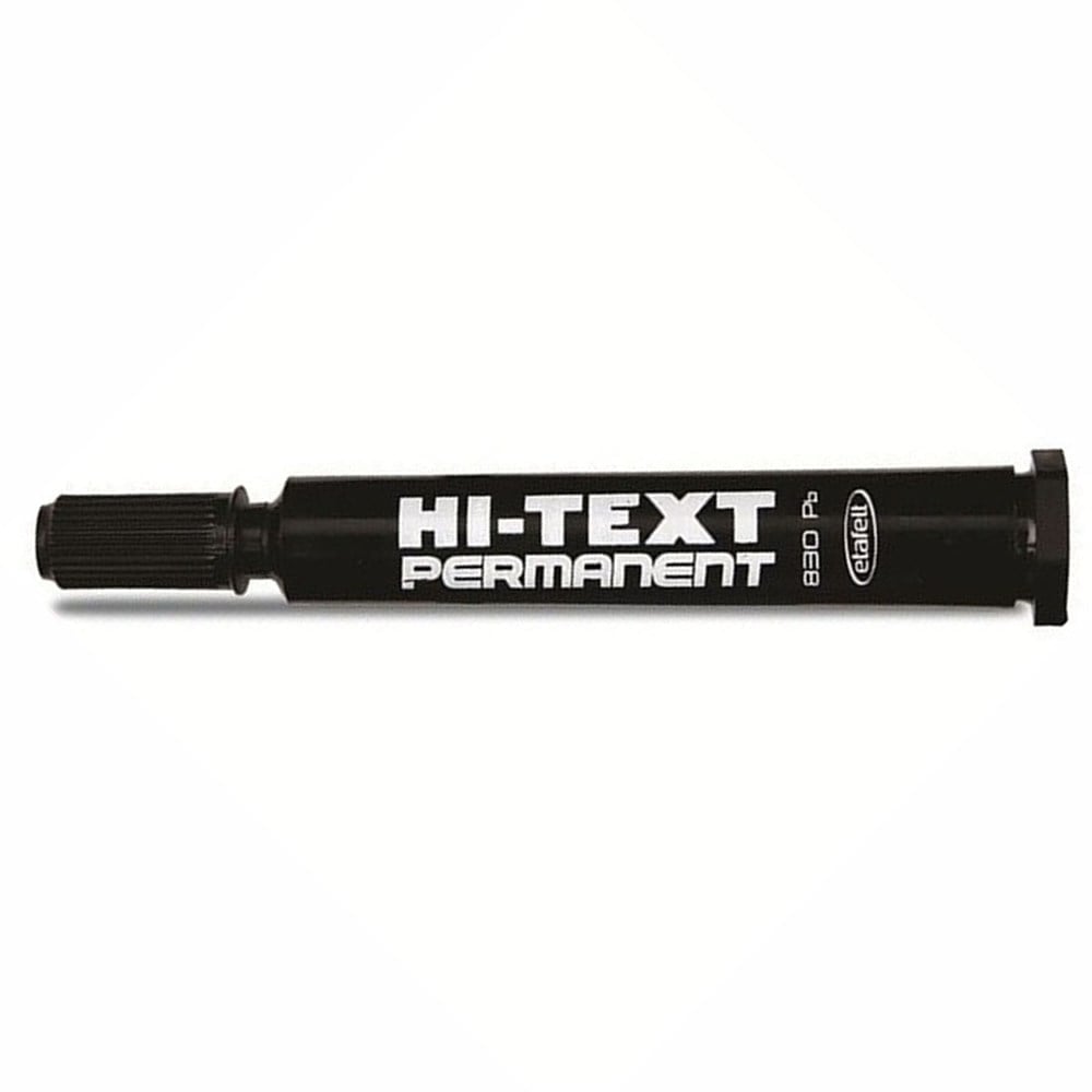 Hİ-TEXT PERMANENT MARKER YUVARLAK UÇ SİYAH 830PB