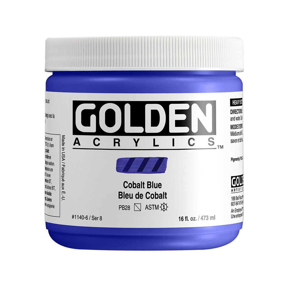 Golden Akrilik HB COBALT BLUE 473 ML